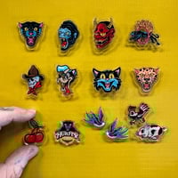 Image 1 of 12 Pack of Acrylic Pins