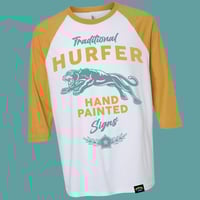 Image 1 of Hurfer Baseball T- Gold