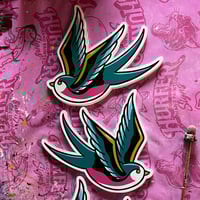 Image 2 of Pair of swallows- Left & right facing