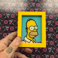 Homer mini glass painting