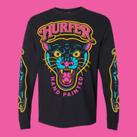 Image 1 of Panther Head Long Sleeve- Black