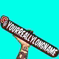 Instagram Long Name SIgn