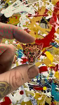 Image 3 of Leopard- acrylic pin