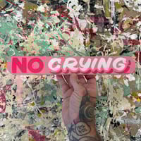 Image 3 of No Crying- Mini Signs
