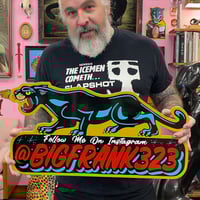 Image 2 of Personalized- Panther Follow Me on Instagram Sign