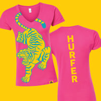Image 1 of Crawling Tiger- Ladies V-neck