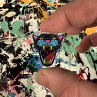 Image 1 of Portal Mouth Panther- Acrylic Pin