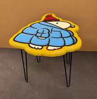 Image 1 of Blue Puffy Coat- End Table