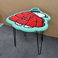Image 1 of Red Puffy Coat- End Table